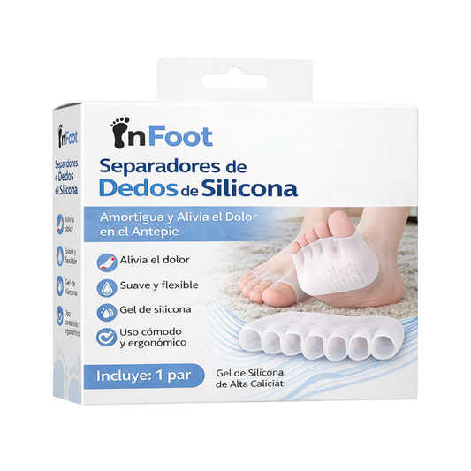 Separador de Dedos de Silicona